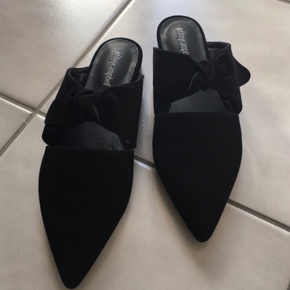 Jeffrey Campbell Charlin Bow Pointy Toe Flat Mule - Picture 4 of 7